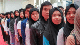 Ilustrasi pemuda mencari kerja. (AI/Gemini)