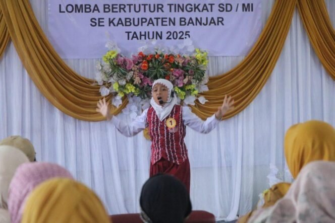 
 Lomba Bertutur Tingkat Kabupaten Banjar, 50 Siswa Unjuk Kebolehan
