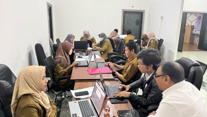 
 Diskominfo Kotabaru Verifikasi dan Validasi Data e-Walidata SKPD