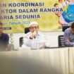Wakil Bupati Banjar, Habib Idrus Al Habsyi, saat membuka pertemuan koordinasi peringatan Hari Malaria Sedunia tingkat Kabupaten Banjar di Hotel Roditha Banjarbaru, Jumat (25/4/2025. foto-RSB