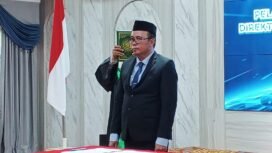 Saidan Fahmi resmi menjabat sebagai Direktur Utama PT Baramarta (Perseroda) secara definitif, Rabu (30/4/2025). foto-haris