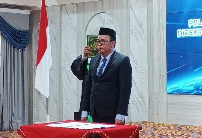 
 Saidan Fahmi resmi menjabat sebagai Direktur Utama PT Baramarta (Perseroda) secara definitif, Rabu (30/4/2025). foto-haris