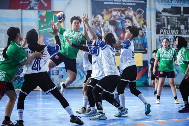 
 Tim Balangan Raih Tiga Perunggu di Kejurprov Bola Tangan Kalsel 2025