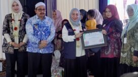 Pilot Project Posyandu dengan enam bidang Standar Pelayanan Minimal (SPM) di Desa Pasar Jati, Kecamatan Astambul, Kabupaten Banjar, Kamis (8/5/2025). foto-RSB