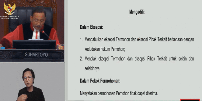 
 Tok! MK Tolak Gugatan PSU Pilwalkot Banjarbaru, Lisa-Wartono Pimpin Kota Idaman