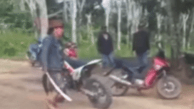 Video aksi premanisme di Kecamatan Pengaron, Kabupaten Banjar, viral di media sosial. 