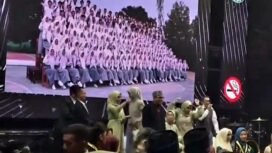 Acara perpisahan siswa kelas XII SMAN 1 Sungai Tabuk, Kalimantan Selatan, Hexagon Banjarmasin tuai kontroversi. foto-istimewa.  