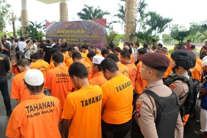 
 9 Hari Operasi Sikat Intan, Polda Kalsel Tangkap Ratusan Preman