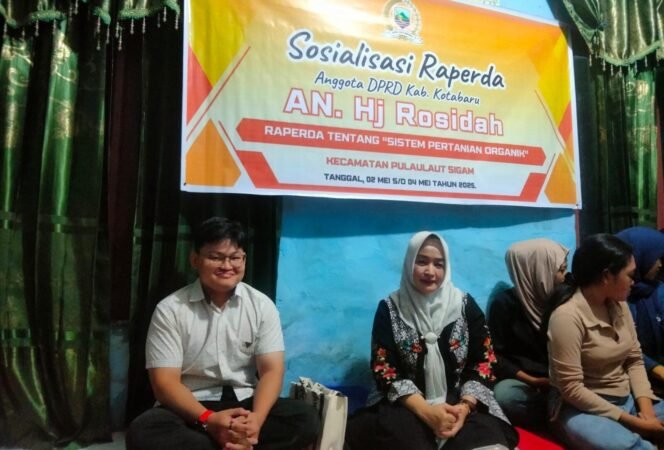 
 Anggot DPRD Kotabaru Hj Rosidah Sosialisasikan Raperda Sistem Pertanian Organik