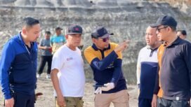 Pembangunan RSUD Statgen Kotabaru kembali dilanjutkan. foto-istimewa