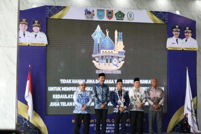 
 Pemprov Kalsel melaunching MTQ Nasional Tingkat Provinsi, Kamis (22/5/2025). foto-MC Kalsel