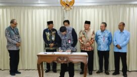 Pemprov Kalsel menandatangani Rencana Aksi Pencegahan Korupsi Sektor Pengadaan Barang dan Jasa (PBJ) bersama Komisi Pemberantasan Korupsi (KPK), di Gedung Merah Putih KPK, Jakarta Selatan, Kamis (19/6/2025). foto-Adpim