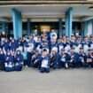 Pelepasan kafilah Kabupaten Banjar untuk mengikuti MTQ tingkat Provinsi Kalsel 2025, Kamis (19/6/2025). foto-RSB