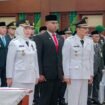 Pelantikan Hj Erna Lisa Halaby dan Wartono dipimpin Gubernur Kalsel H Muhidin, Sabtu (21/6/2025). foto-istimewa