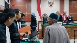 Sidang perdana Pengajuan Kembali (PK) di Pengadilan Negeri Martapura, Kamis (12/6/2025). foto: Hendra/Riceknews