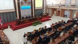 Rapat Paripurna DPRD Banjar membahas Raperda RPJMD 2025-2029.  foto-Hendra