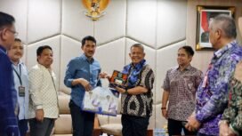 saat melakukan kunjungan kerja ke Pemerintah Kabupaten Banjar, Jumat (20/6/2025). foto-RSB