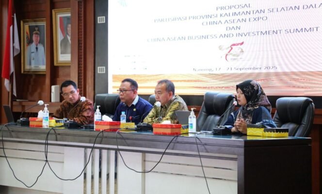 
 Kalsel Jajaki Partisipasi di China-ASEAN Expo 2025, Targetkan Perluas Pasar dan Investasi