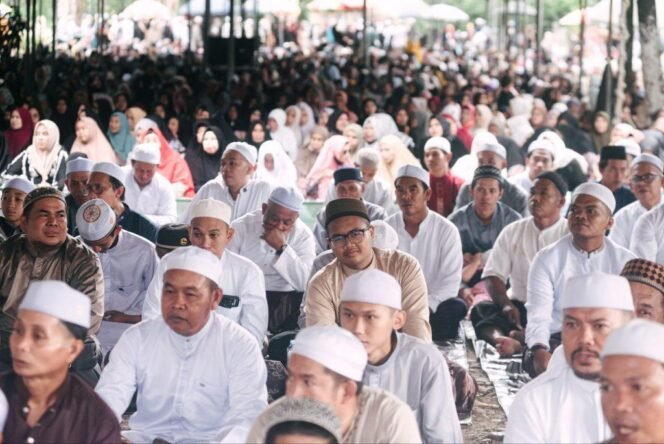 
 Haul Datu Sanggul ke-260 di Desa Tatakan, Kecamatan Tapin Selatan, Kabupaten Tapin, Sabtu (28/6/2025) foto-wartakalsel
