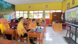 Sesi Wawancara SDN 7 Salotungo dengan Perwakilan Google Melalui Daring 