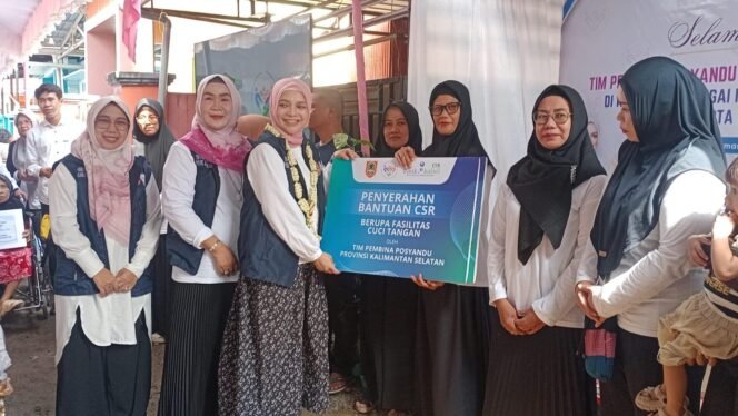 
 Perkuat Layanan Kesehatan Dasar, TP Posyandu Kalsel Kunjungi Posyandu Lestari Banjarmasin