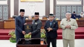 Rapat Paripurna DPRD Kabupaten Banjar, Sabtu (5/7/2025). foto-RSB