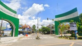 PPS Sekumpul Martapura dilihat dari sudut gapura Sekumpul di simpang empat lampu merah Sekumpul. foto-Hendra/Riceknews