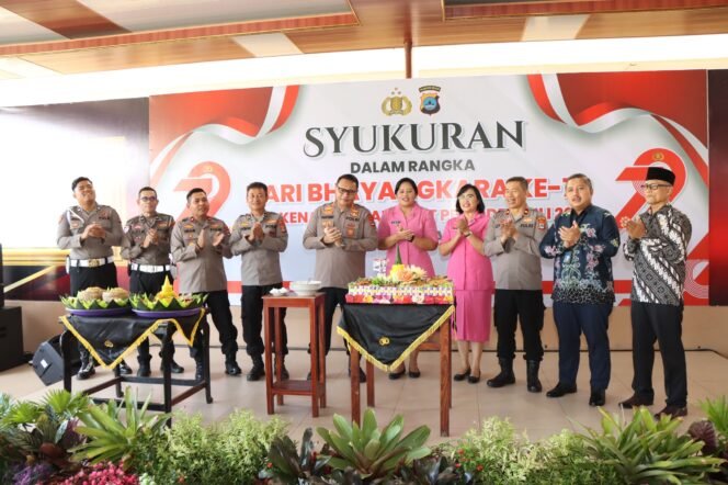 
 Syukuran Hari Bhayangkara ke-79: Kapolres Banjarbaru Tekankan Peran Polri untuk Masyarakat