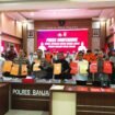 Polres Banjar ungkap hasil Operasi Antik Intan 2025, Rabu (2/7/2025). foto-hendra