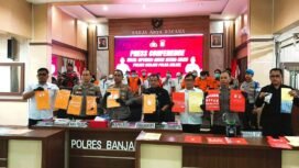 Polres Banjar ungkap hasil Operasi Antik Intan 2025, Rabu (2/7/2025). foto-hendra