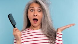 Ilustrasi wanita beruban. foto-Freepic.com