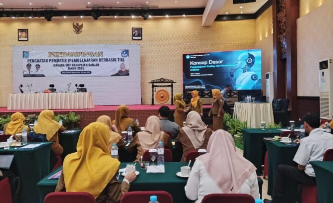 
 Disdik Banjar Bekali Guru SMP Pembelajaran Coding dan AI
