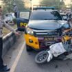 Tabrakan maut antara motor dan mobil dinas polisi di Jalan A Yani KM 20 Liang Anggang, Banjarbaru, Minggu (27/7/2025). Foto: Humas Polres Banjarbaru.