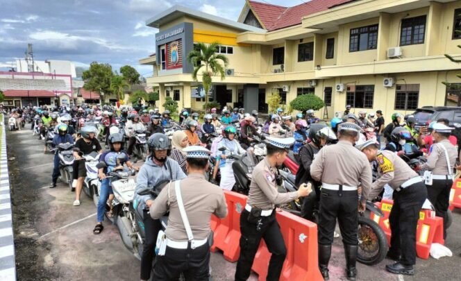
 Pelanggaran Ini Mendominasi pada Razia ‘Patuh Intan 2025’ di Banjarbaru