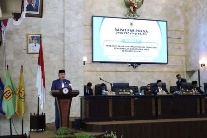 
 RPJMD Kalsel 2025–2029 Rampung Dibahas, Gubernur Muhidin Apresiasi DPRD