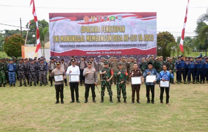 
 Menutup TMMD ke-125 di Martapura, Danrem Antasari Beri Pujian