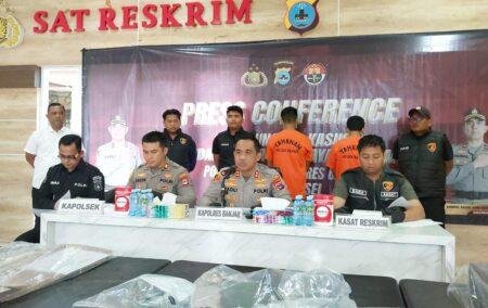 Polsek Gambut Banjar Ringkus Pelaku Pembobolan Toko dan Sekolah, Ternyata Pecandu Judol