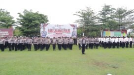 Upacara Peringatan Hari Juang Polri di Polres Banjar, Polda Kalsel, Kamis (21/8/2025). Foto: Humas Polres Banjar
