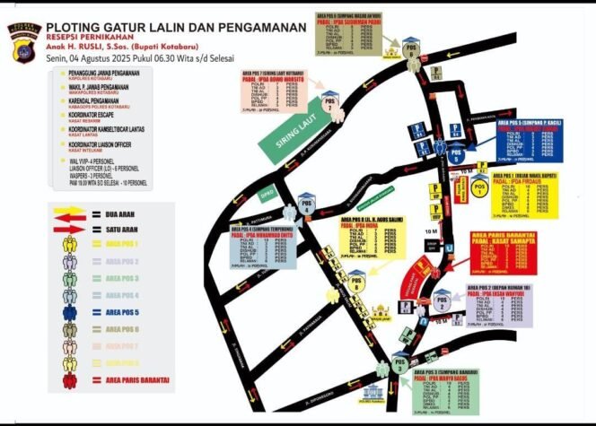 
 306 Personel Gabungan Amankan Resepsi Anak Bupati Kotabaru