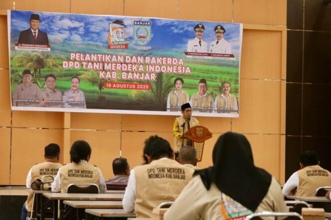
 Tani Merdeka Kabupaten Banjar Resmi Dilantik, Fokus Ketahanan Pangan