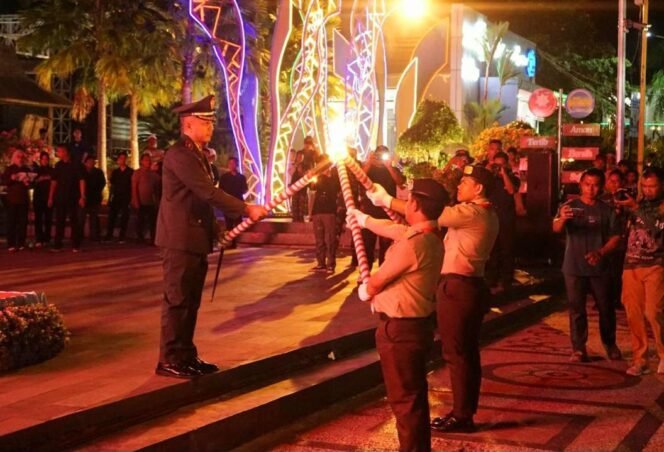 
 Apel dan Pawai Taptu, Pemkab Kotabaru Sambut HUT 80 RI