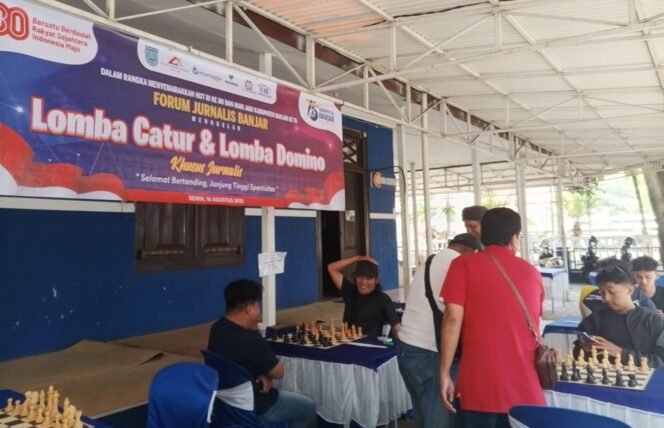 
 FJB Gelar Lomba Catur dan Domino Meriahkan HUT Ke-80 RI