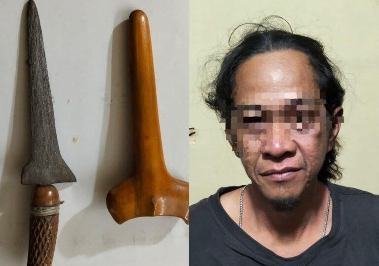 Kedapatan Bawa Sajam, Seorang Pria di Banjarbaru Terancam 10 Tahun Penjara