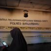 Ruang SPKT dan Humas Polres Banjarbaru terbakar, Rabu (6/8/2025). Foto: Hendra