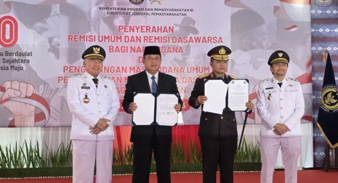 
 6.780 Napi di Kalsel Dapat Remisi HUT 80 RI, 74 Langsung Bebas