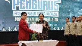 Pelantikan Pengurus Federasi Panjat Tebing Indonesia (FPTI) Provinsi Kalimantan Selatan periode 2025-2029. Foto: MC Kalsel