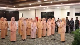 Pengukuhan Dharma Wanita Persatuan (DWP) Kabupaten Kotabaru periode 2024-2029. Foto: istimewa