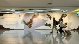 Wajah baru interior terminal kedatangan Bandara Syamsudin Noor Banjarmasin, di Banjarbaru. Foto: Hendra Lianor