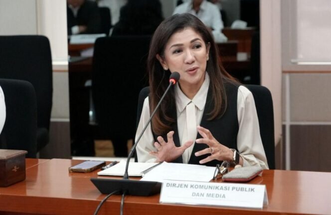 
 Dirjen Komunikasi Publik dan Media Kemkomdigi, Fifi Aleyda Yahya. Foto: Kemkomdigi