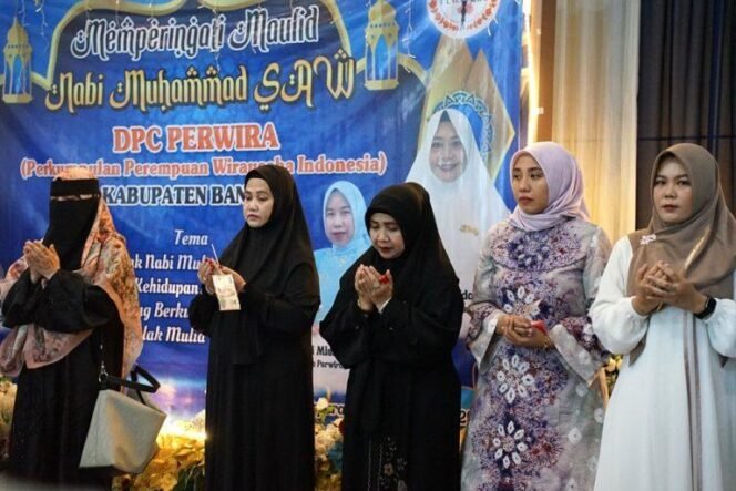 
 DPC Perwira Banjar Peringati Maulid Nabi